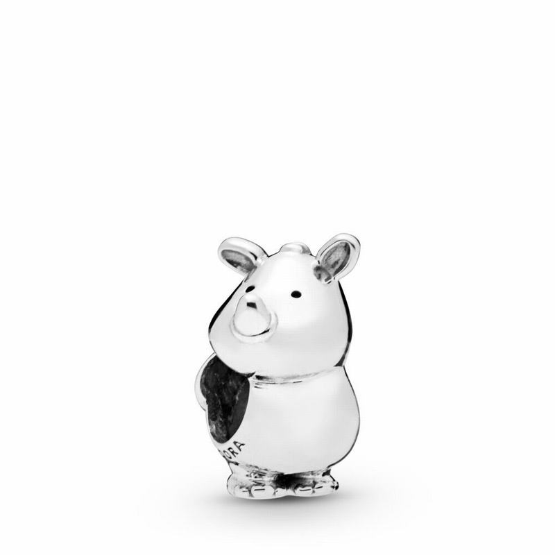 Pandora Rino The Rhinoceros Charm - Sterling Silver - Canada | BL4232LS